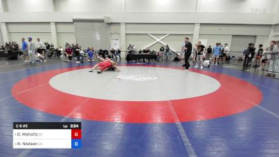 150 lbs C-8 #2 - George Maholtz, South Carolina vs Nathan Nielsen, Georgia