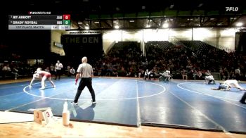 Boys 132 M3 1st Place Match - Jet Abbott, Juab - Boys vs Grady Roybal, Union - Boys
