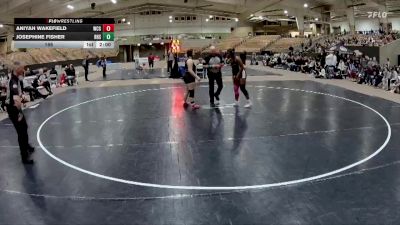 165 lbs 2nd Wrestleback (8 Team) - Aniyah Wakefield, West Creek High School vs Josephine Fisher, Riverdale High School
