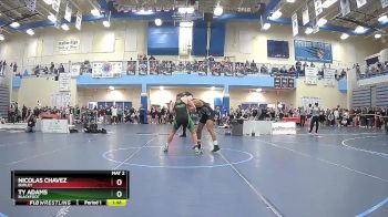 144 lbs Champ. Round 2 - Ty Adams, Blackfoot vs Nicolas Chavez, Burley