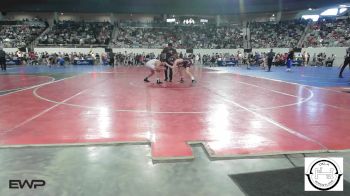 123 lbs Quarterfinal - Jaxon Miner, Perry vs Jericho Burkart, Coweta