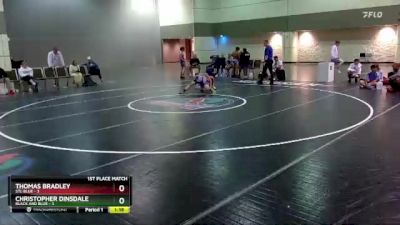 120 lbs Placement Matches (16 Team) - Christopher Dinsdale, Black And Blue vs Thomas Bradley, STL Blue