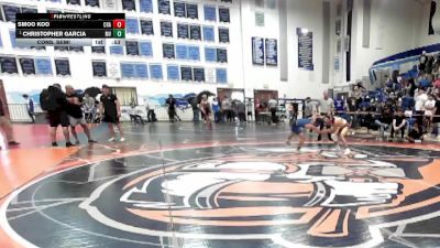 106 lbs Cons. Semi - Christopher Garcia, Monte Vista vs Smoo Koo, Crawford
