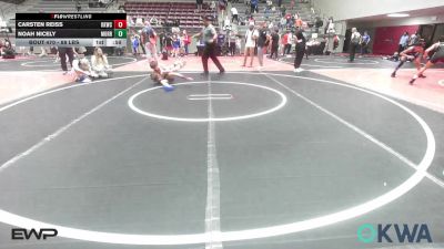 88 lbs Consolation - Carsten Reiss, Keystone Kids Wrestling Club vs Noah Nicely, Morris Eagle Wrestling Club