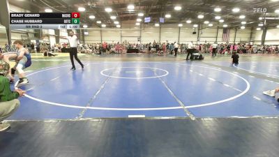 105 lbs Rr Rnd 2 - Brady Genard, Mat Assassins Black - MS vs Chase Hubbard, Team Gotcha Blue - MS
