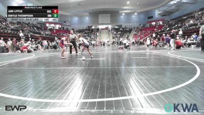 64-67 lbs Rr Rnd 2 - Abe Little, Collinsville Cardinal Youth Wrestling vs Emyle Thompson, HURRICANE WRESTLING ACADEMY