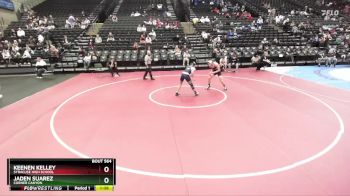 129 lbs Quarterfinal - Jaden Suarez, Corner Canyon vs Keenen Kelley, Syracuse High School