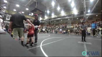 76 lbs Final - Lorenzo Hernandez, ARDMORE TAKEDOWN CLUB vs Kyzer Falcon, Division Bell Wrestling