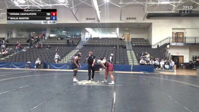 207 lbs Cons. Round 2 - Malia Martin, Lindenwood University vs Kitana Leafaatoto, Texas Woman`s University