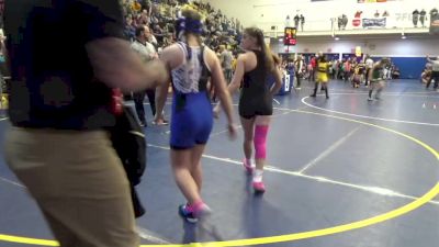 110 lbs Quarterfinal - Teagan Shuman, Berks Catholic vs Ashley Michael, Sharpsville