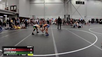 98 lbs Round 5 (8 Team) - Spencer Hills, Division-1 TC vs Cayden Wadle, North Hunterdon WC