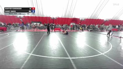132 lbs Cons. Round 2 - Sawyer Kundinger, Crass Trained vs Casey Smith, Askren Wrestling Academy