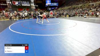 145 lbs Rnd Of 128 - Caleb Olson, Iowa vs Nicholas Fatone, Connecticut