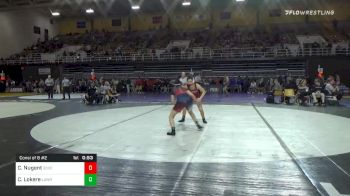 130 lbs Consolation - Cara Nugent, Governor`s Academy - Girls vs Charlotte Lokere, Lawrence Academy - Girls