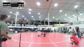 82 lbs Rr Rnd 1 - Mickey Deck, Steel Valley - K6 vs Nico Ramirez, Ruthless - K6