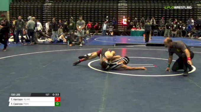 132 Lbs Consi Of 32 #1 - Tyler Kenison, Alamosa Vs Thomas Casinoa ...