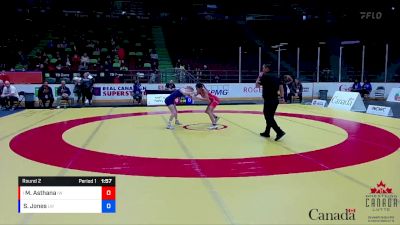 43kg Round 2 - Manavi Asthana, Independent WC vs Sarah Jones, Lakehead WC