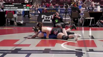 130 lbs First Round - Zoe Furman, Montgomery-G vs Kelley Enterline, Greenville-G