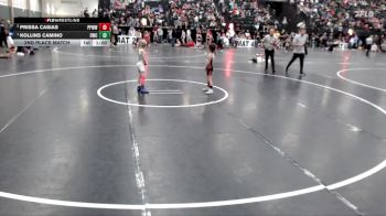 46-51 lbs 2nd Place Match - Prissa Casias, Pikes Peak Warriors Wrestling vs Kollins Camino, Douglas Wrestling Club