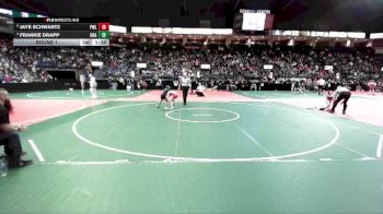 75 lbs Round 1 - Frankie Drapp, Unattached vs Jaye Schwartz, PWLA