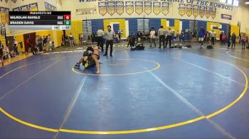 126 lbs Cons. Round 2 - Braden Davis, Oakleaf vs Wilrolan Ravelo, Santa Fe High School