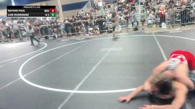 165 lbs Round Of 64 - Nathan Paul, Wasco Yourh Wrestling vs Luis Rodriguez, Az Cross Train
