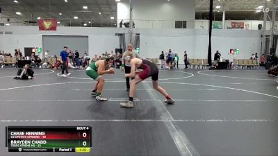 160 lbs Round 2 (6 Team) - Brayden Chadd, Terps Xtreme MS vs Chase Henning, U2 Upstate Uprising