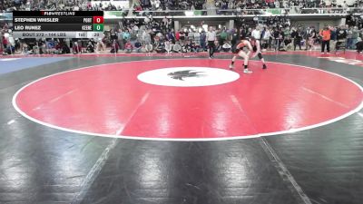 144 lbs Consi Of 16 #2 - Stephen Whisler, Portsmouth vs Leo Runez, Keene