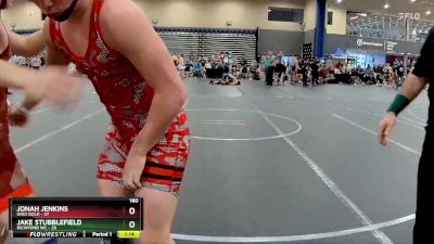 160 lbs Round 2 (4 Team) - Jonah Jenkins, Ohio Gold vs Jake Stubblefield, Richmond WC