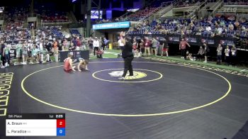 145 lbs 5th Place - Alex Braun, Minnesota vs Logan W. Paradice, Georgia