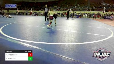 49 lbs Final - Ryker Friddle, Cashion Takedown Club vs Hunter Wells, Claremore Wrestling Club