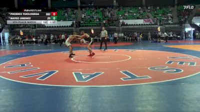 1A-4A 120 5th Place Match - Mateo Jimenez, St. John Paul II vs Phoenix Tuiolosega, Ohatchee