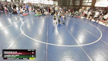 54 lbs Champ. Round 1 - Camden Balliett, Roy Wrestling Club vs Desmond Ellis, Sanderson Wrestling Academy