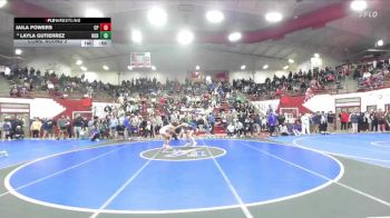 100 lbs Cons. Round 2 - Layla Gutierrez, Hobart vs Jaila Powers, Crown Point