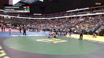 138-2A Quarterfinal - Jackson Dinsmore, Norwood vs Mario Ortiz, Sedgwick County/Fleming