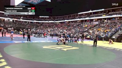 138-2A Quarterfinal - Jackson Dinsmore, Norwood vs Mario Ortiz, Sedgwick County/Fleming