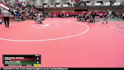 150 lbs Cons. Round 2 - Emmanuel Romero, Chiawana vs William Clarke, Lakeside (Nine Mile Falls)