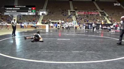 1A-4A 106 Quarterfinal - Noah Smith, Walter Wellborn vs Jayden Gadson, Fultondale