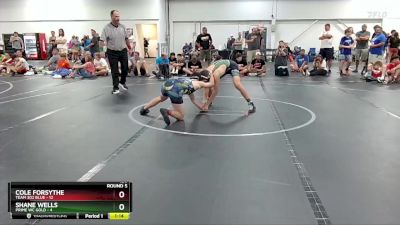 120 lbs Round 5 (8 Team) - Shane Wells, Prime WC Gold vs Cole Forsythe, Team 302 Blue