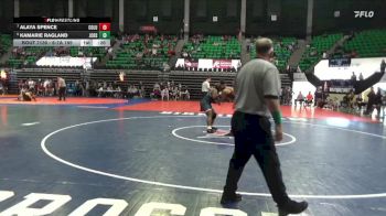 6-7A 185 Cons. Semi - Kamarie Ragland, James Clemens HS vs Alaya Spence, Columbia