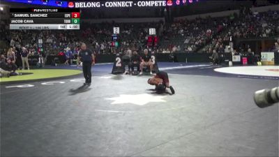 106 lbs Round Of 64 - Samuel Sanchez, Esperanza (SS) vs Jacob Cava, Torrey Pines (SD)