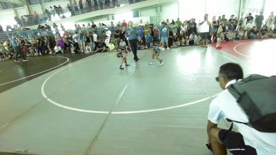 46 lbs Quarterfinal - Benjamin Tolentino, Dethrone WC vs Eli Pinon, SoCal Hammers