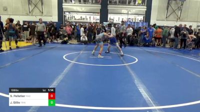 108 lbs Round Of 32 - Sam Pelletier, Pine Richland vs Jaxson Gillis, Trinity