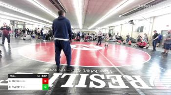 65 lbs Semifinal - Gino Hayes, Webster vs Bryson Ryzner, Dallas