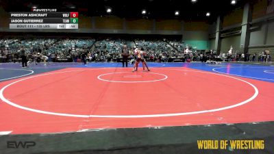 135 lbs Consi Of 32 #2 - Preston Ashcraft, Wolf Den vs Jason Gutierrez, Team Farmersville