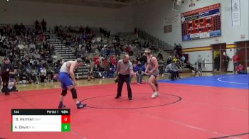 144 lbs 1st Place Match - Brock Herman, Brecksville-Broadview Hts. vs Aiden Davis, Dundee