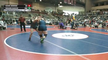 5A 190 lbs 3rd Place Match - JaiCee Jennings, GRAVETTE HIGH SCHOOL vs Brianne Mancini, Greenwood High School
