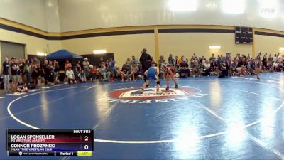 59 lbs Quarterfinal - Logan Sponseller, M3 Wrestling Academy vs Connor Prozanski, Milan Tribe Wrestling Club