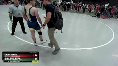 138 lbs Champ. Round 2 - Ryan Amoureux, Team Idaho Wrestling Club vs Gavin Braun, Mat Pack Wrestling Club