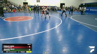 120 lbs Round 1 - Keagan Mills, Douglas WC vs Finnley Reed, Cowboy Kids WC